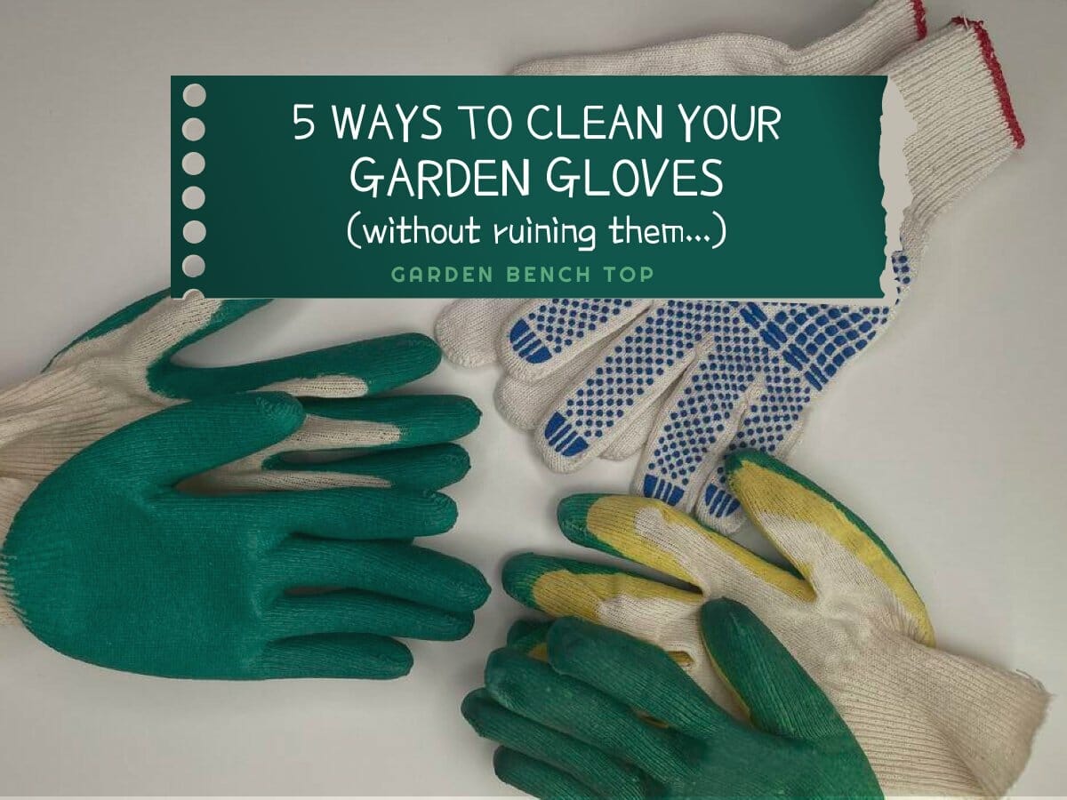 how to clean dirty leather garden gloves