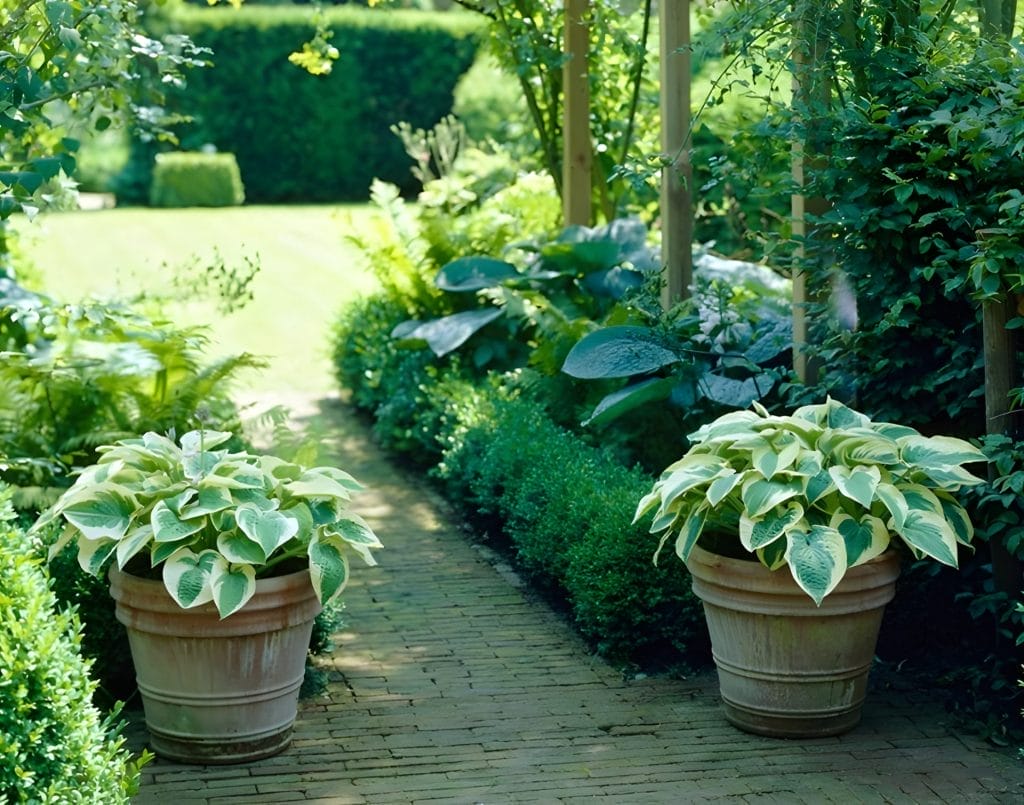 Hostas In Containers