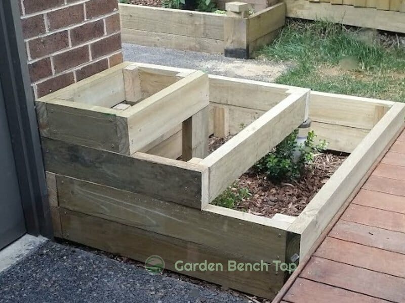 DIY 3 Tiered Raised Garden Bed