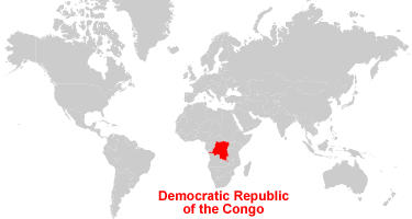 map of congo