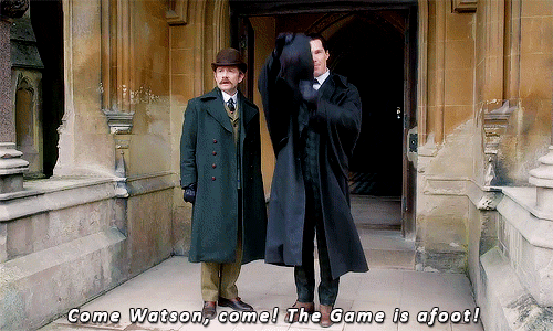 sherlock holmes in solving a case