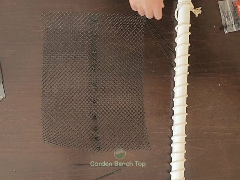 Cable Tie Gutter Guard Together