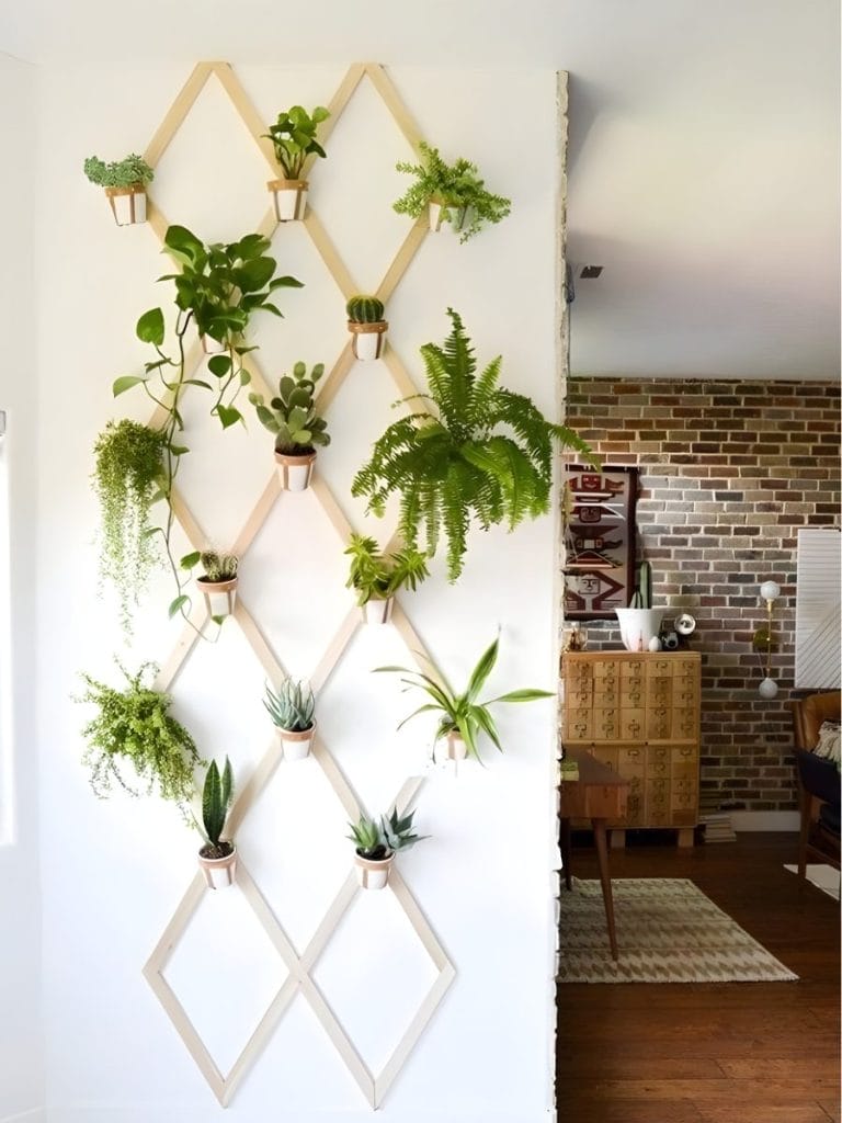 Horizontal Plant Wall Design